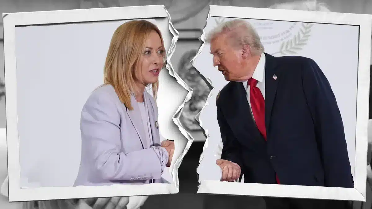 Tensiones diplomáticas entre Trump y Meloni fracturan la alianza transatlántica