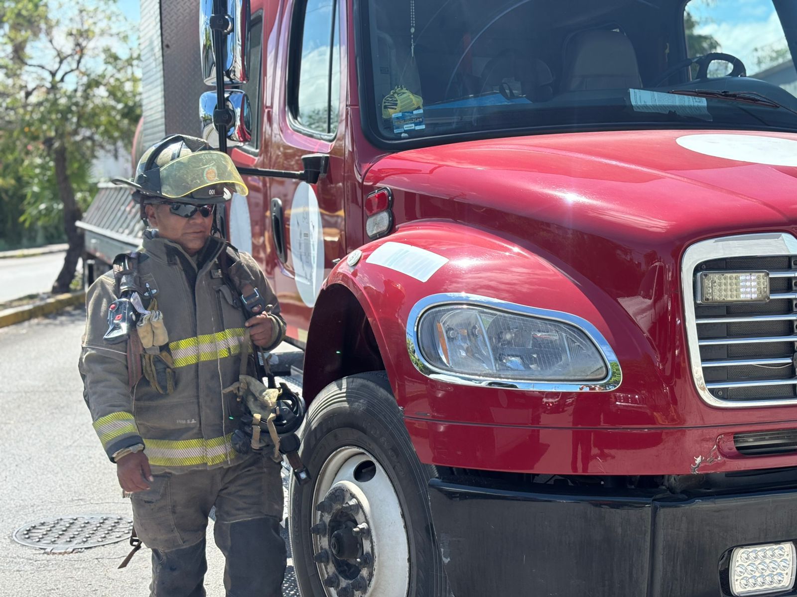 Control de incendios urbanos en Cancún: El incidente en la Supermanzana 524