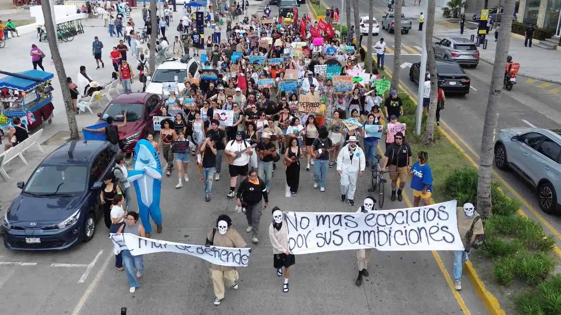 Exigen justicia ambiental ante desastre petrolero en costas de Veracruz