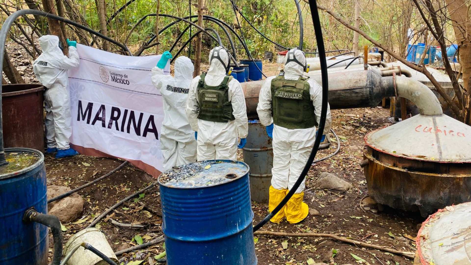 Desmantelan red de huachicol en Puebla y aseguran 36 mil litros de gas