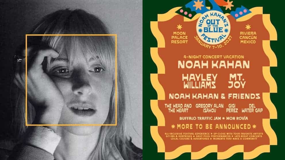Hayley Williams en debate por festival de lujo Out of the Blue en Cancún