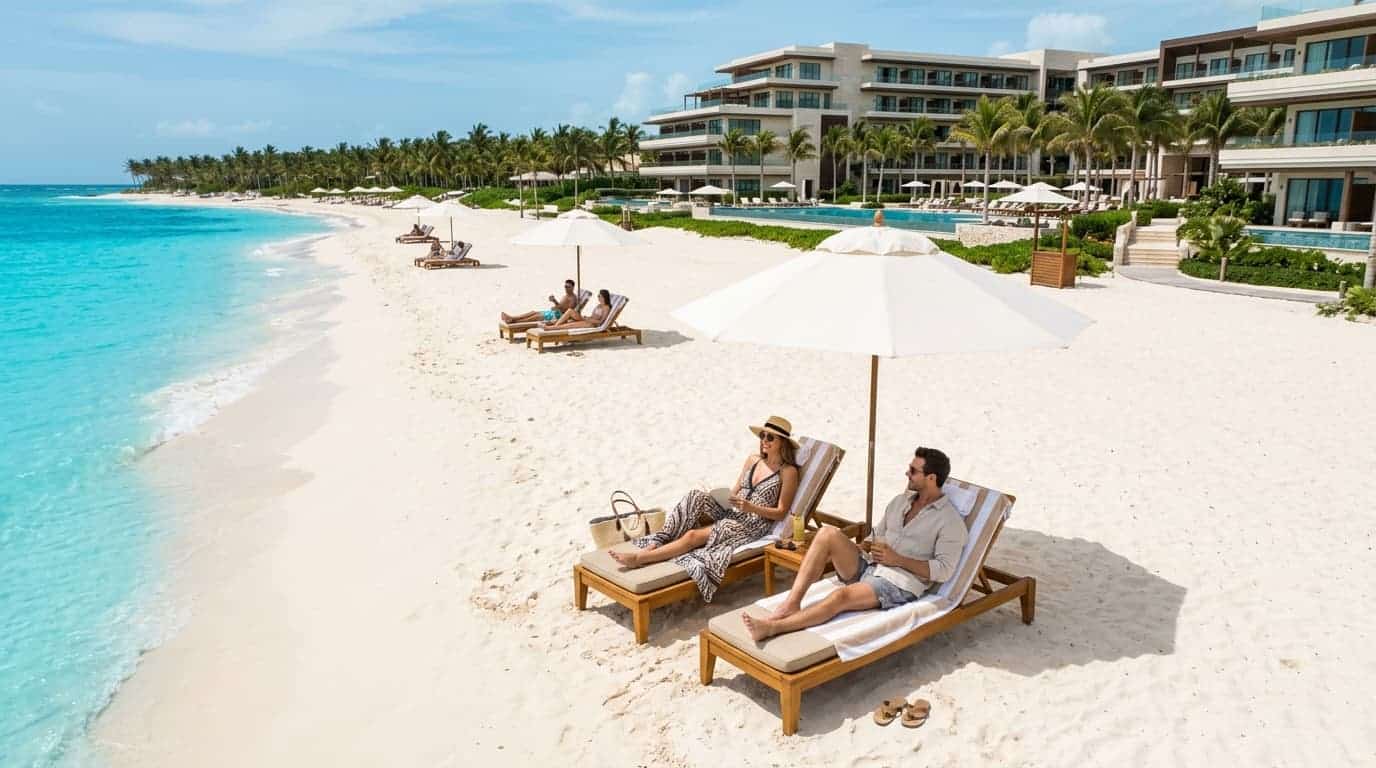 Hoteles y playas del Caribe mexicano registrando una baja afluencia de turistas durante el mes de mayo.