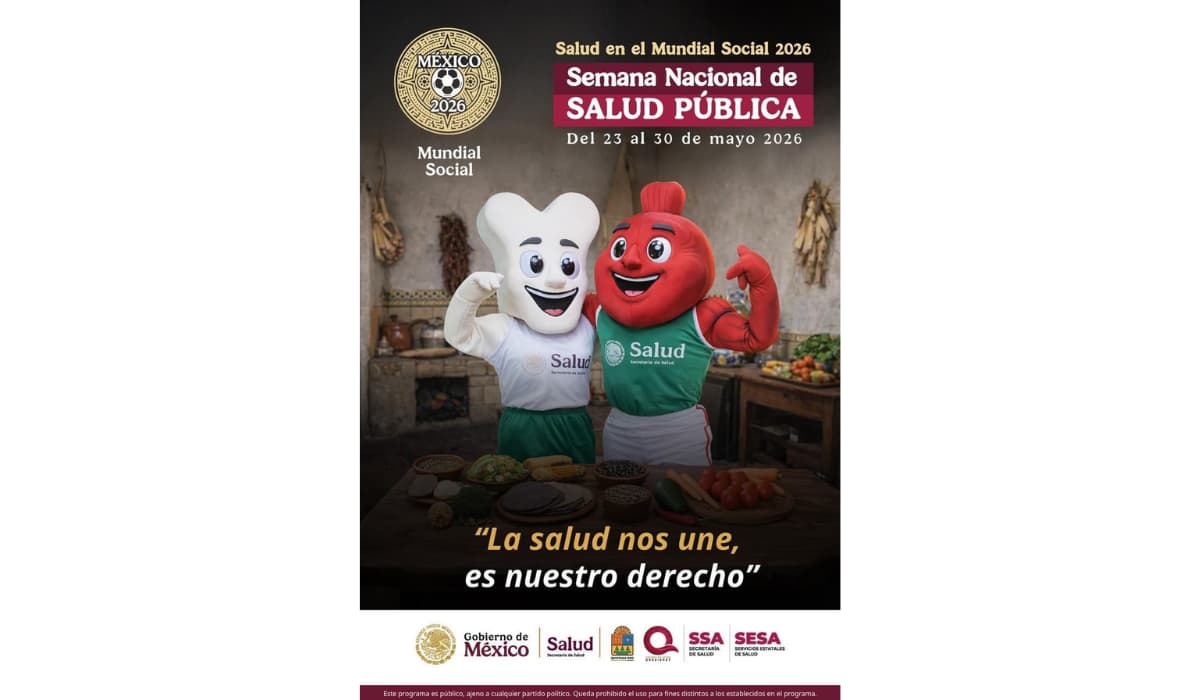 Jornada de vacunación y servicios médicos durante la Semana Nacional de Salud Pública 2026 en Quintana Roo.