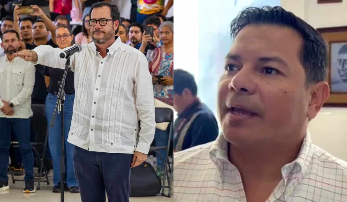 Guillermo Andrés Brahms González rinde protesta como nuevo tesorero municipal de Playa del Carmen ante el Cabildo.