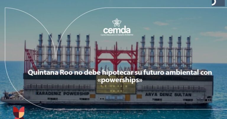 Doce organizaciones ambientales cierran filas contra los powerships en Quintana Roo no se puede hipotecar el arrecife por un apagón