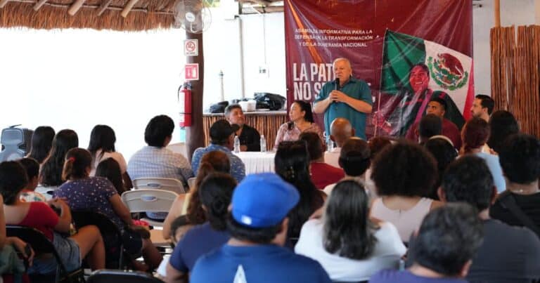 La patria no se vende, se ama y se defiende Rafa Marín cierra filas con Sheinbaum desde Cozumel