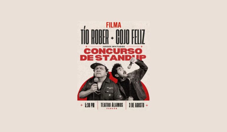 Los alumnos de FILMA salen al escenario Tío Rober, El Cojo Feliz y Joe Rojas juzgarán FILMONÓLOGOS en Cancún