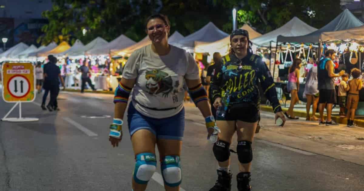 Paseo Cancunense versión nocturna Bonampak se cierra al tráfico este sábado para caminar, rodar y convivir