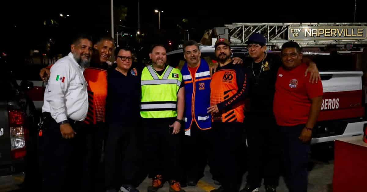 Rescatistas de Protección Civil y Bomberos de Cancún parten a Venezuela tras el sismo