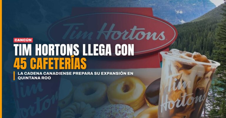 Tim Hortons llega a Cancún la cadena canadiense prepara 45 cafeterías en Quintana Roo