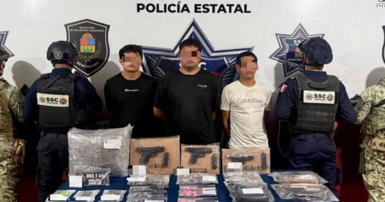 Otra de cubanos en Cancún: caen tres con 139 dosis de droga en el Mercado 28