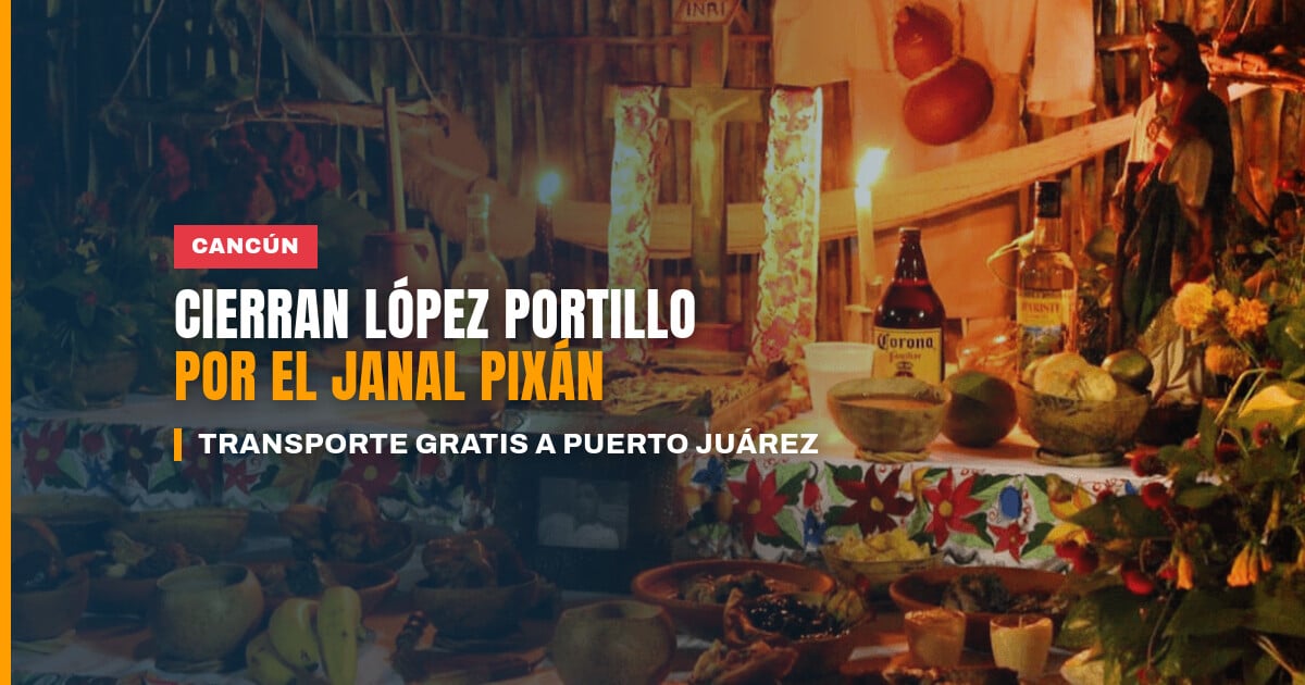 Transporte gratuito a Puerto Juárez para el Janal Pixán 2026 en Cancún