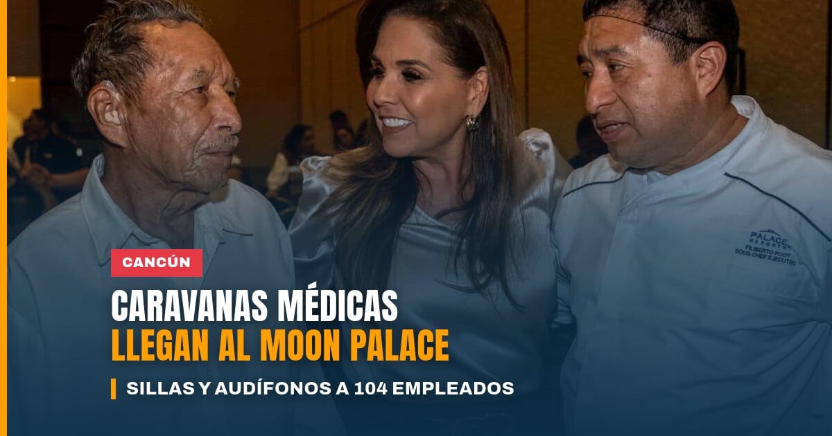 Mara Lezama entrega apoyos a personas con discapacidad del Moon Palace en Cancún