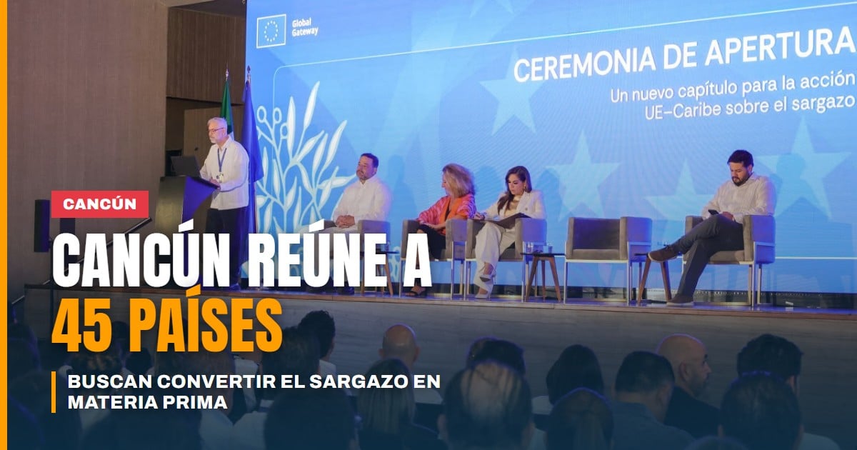 conferencia sargazo Cancún