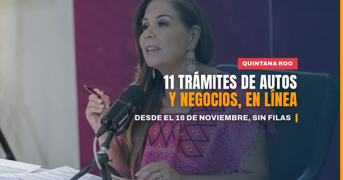 Gobernadora Mara Lezama presenta REC Digital Quintana Roo, plataforma de trámites en línea del SATQ