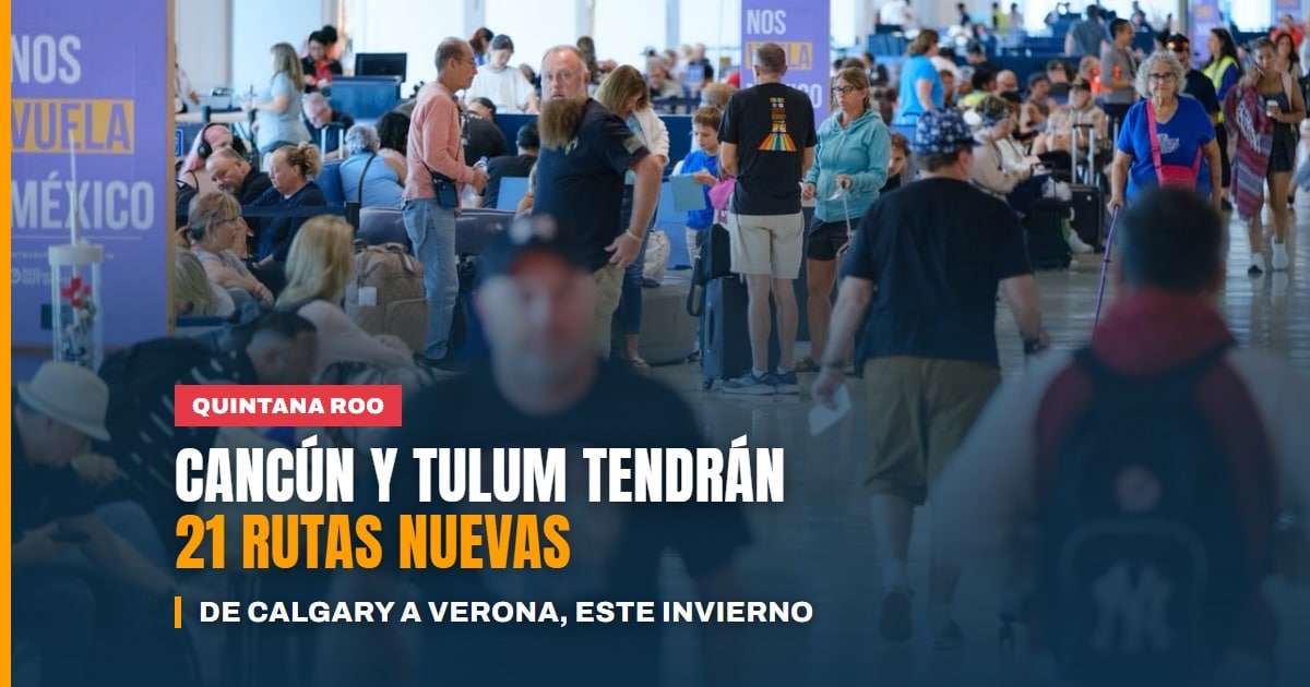 rutas aéreas Cancún