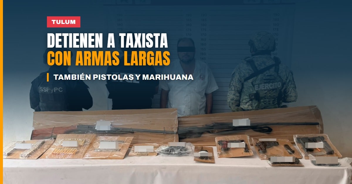 taxista detenido tulum
